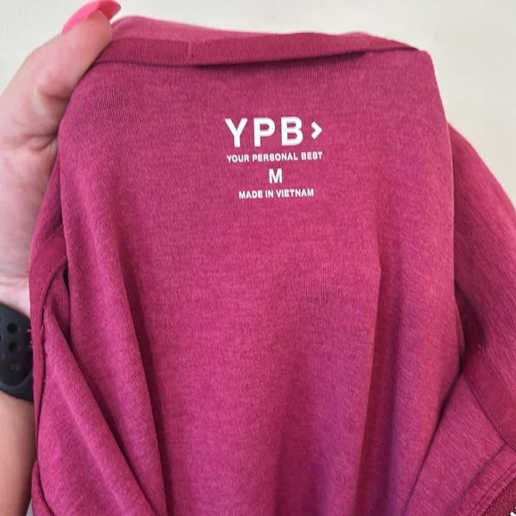 Abercrombie & Fitch YPB EverydaySOFT Full-Zip Deep Red Size Medium - Picture 8 of 9